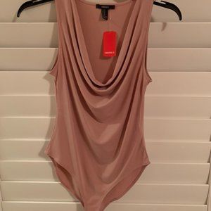 Forever21 Dusty Pink Bodysuit NWT